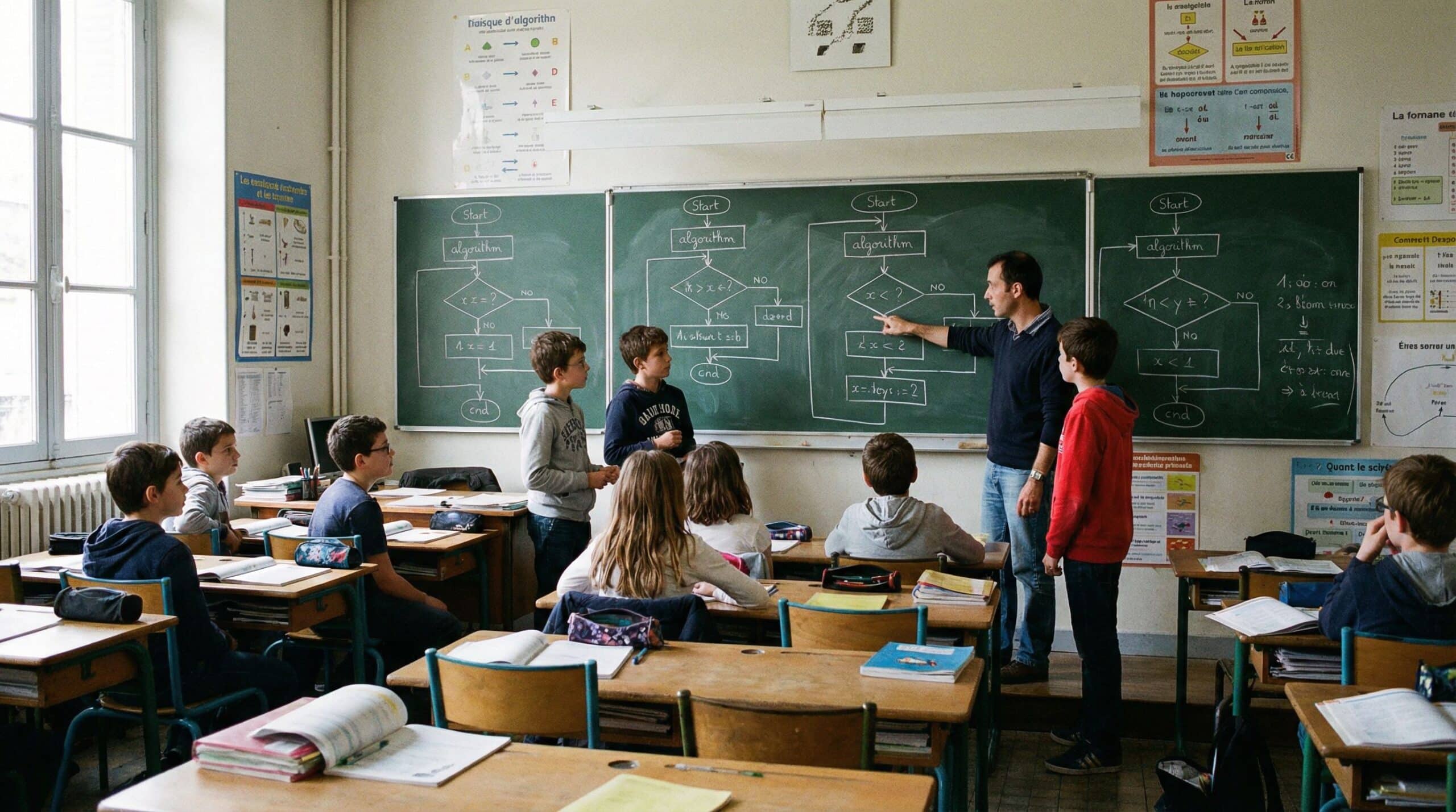 Algorithmes expliqués simplement à l’école