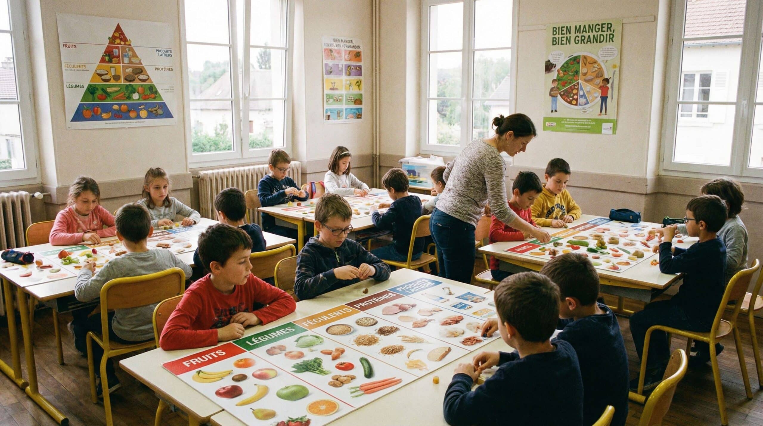 Alimentation et énergie pour apprendre