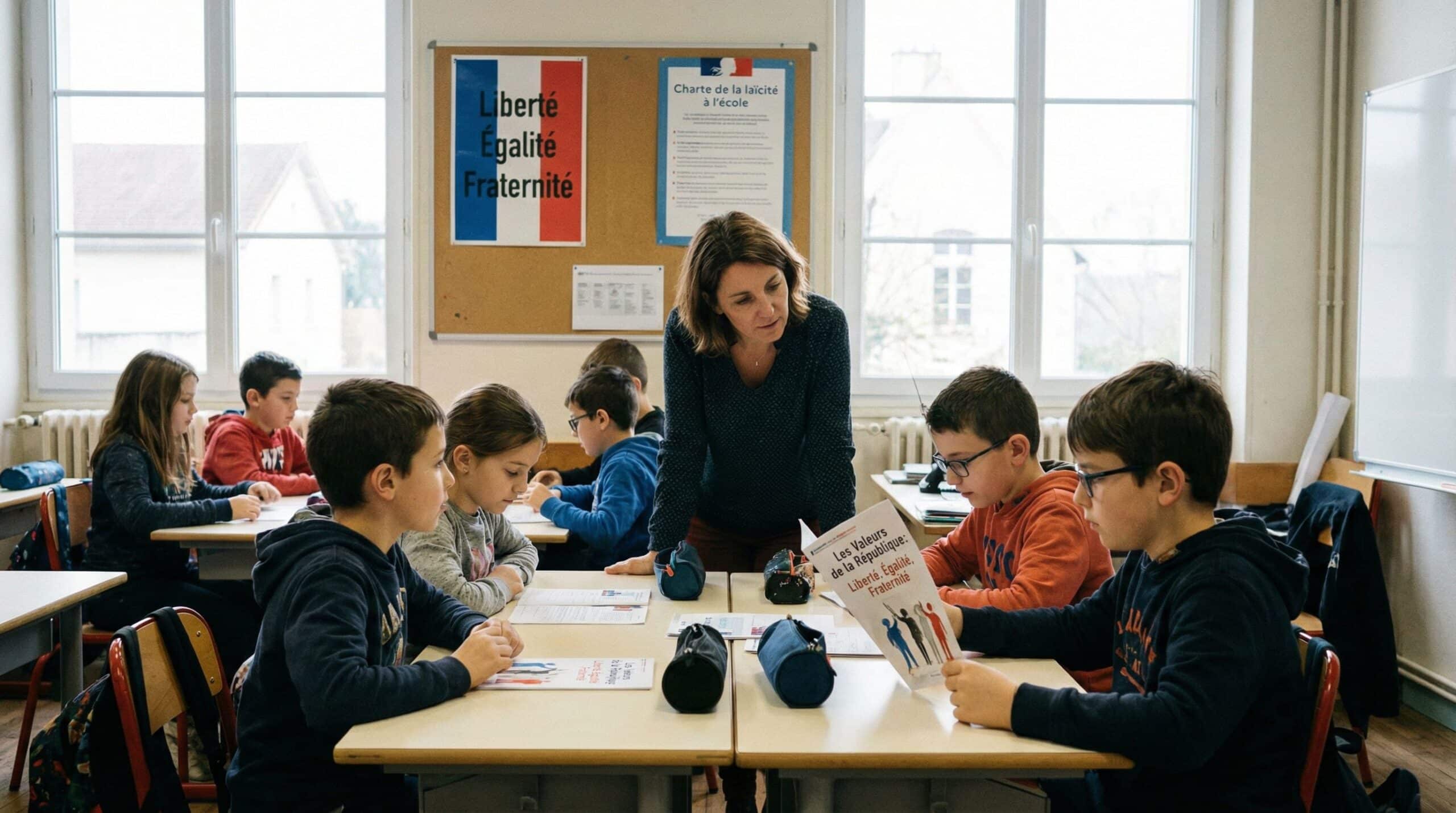 Appliquer les valeurs républicaines à l’école