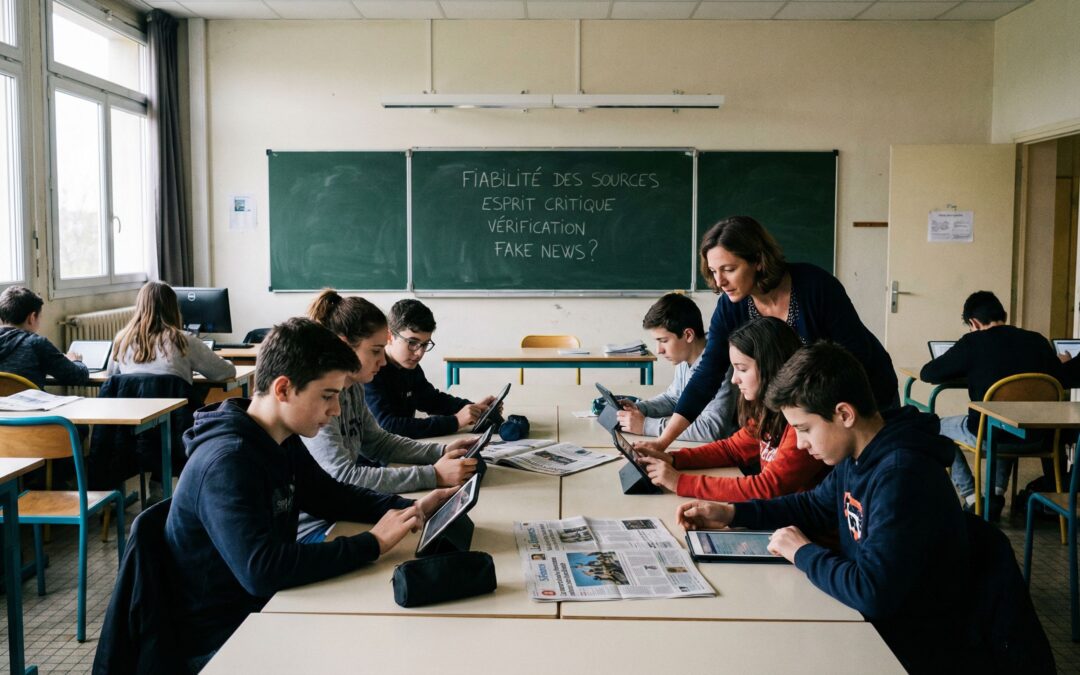 Apprendre à vérifier l’information à l’école : un enjeu d’éducation civique et de responsabilité sociétale