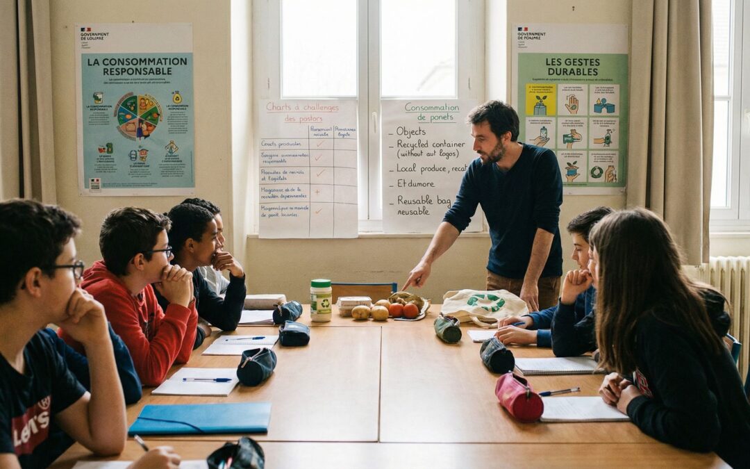Comment aborder la consommation en classe ? Cadre éducatif, enjeux RSE et méthode conforme