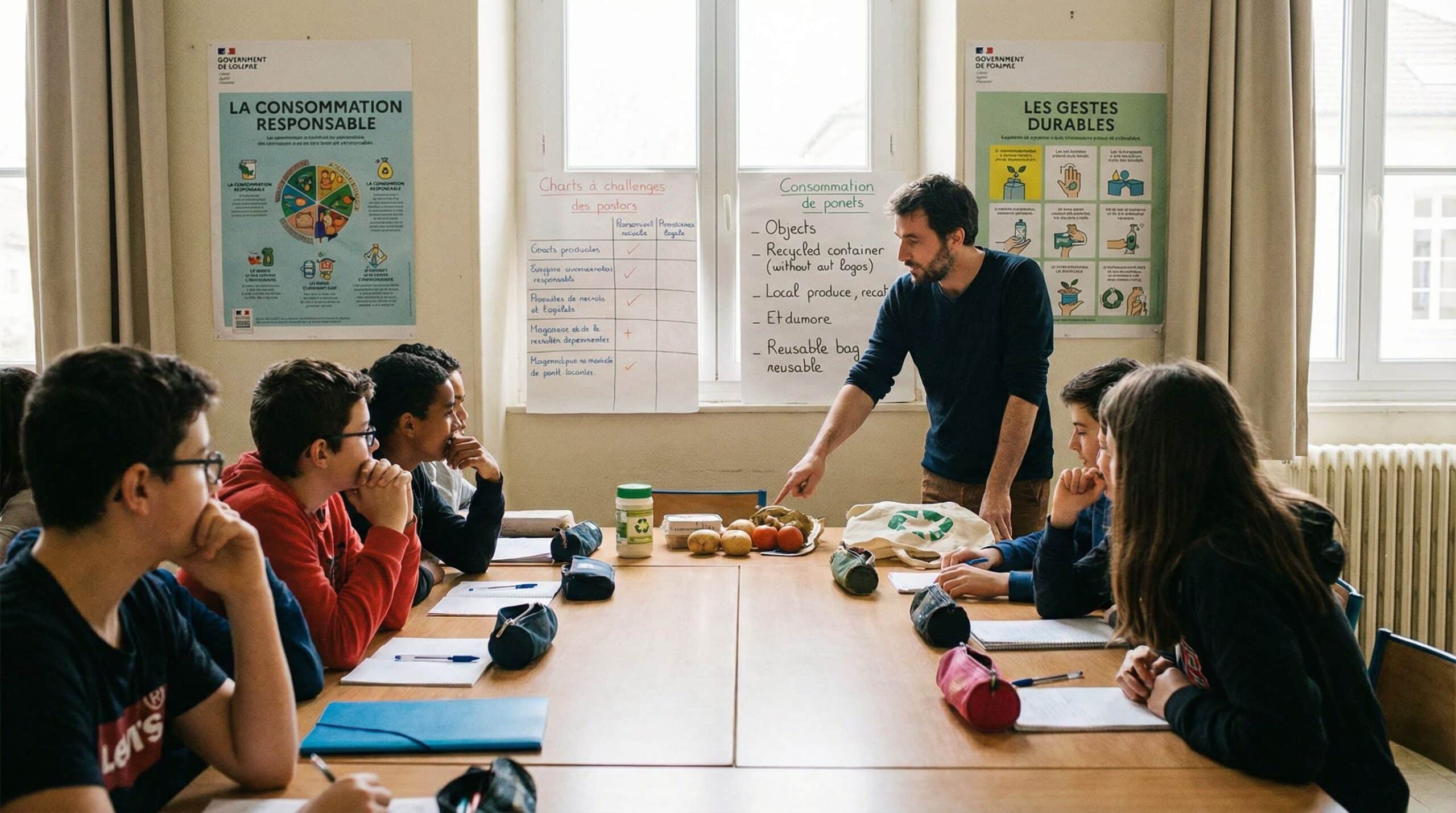 Comment aborder les habitudes de consommation en classe