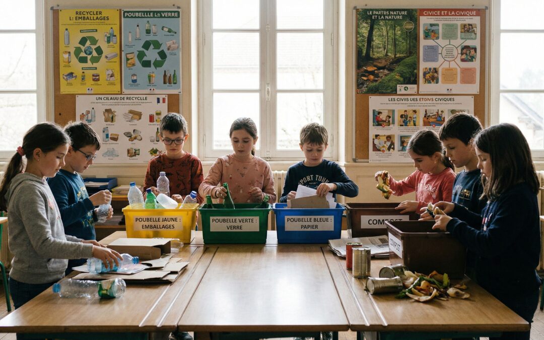 C’est quoi un déchet ? Structurer une explication pédagogique alignée avec l’école