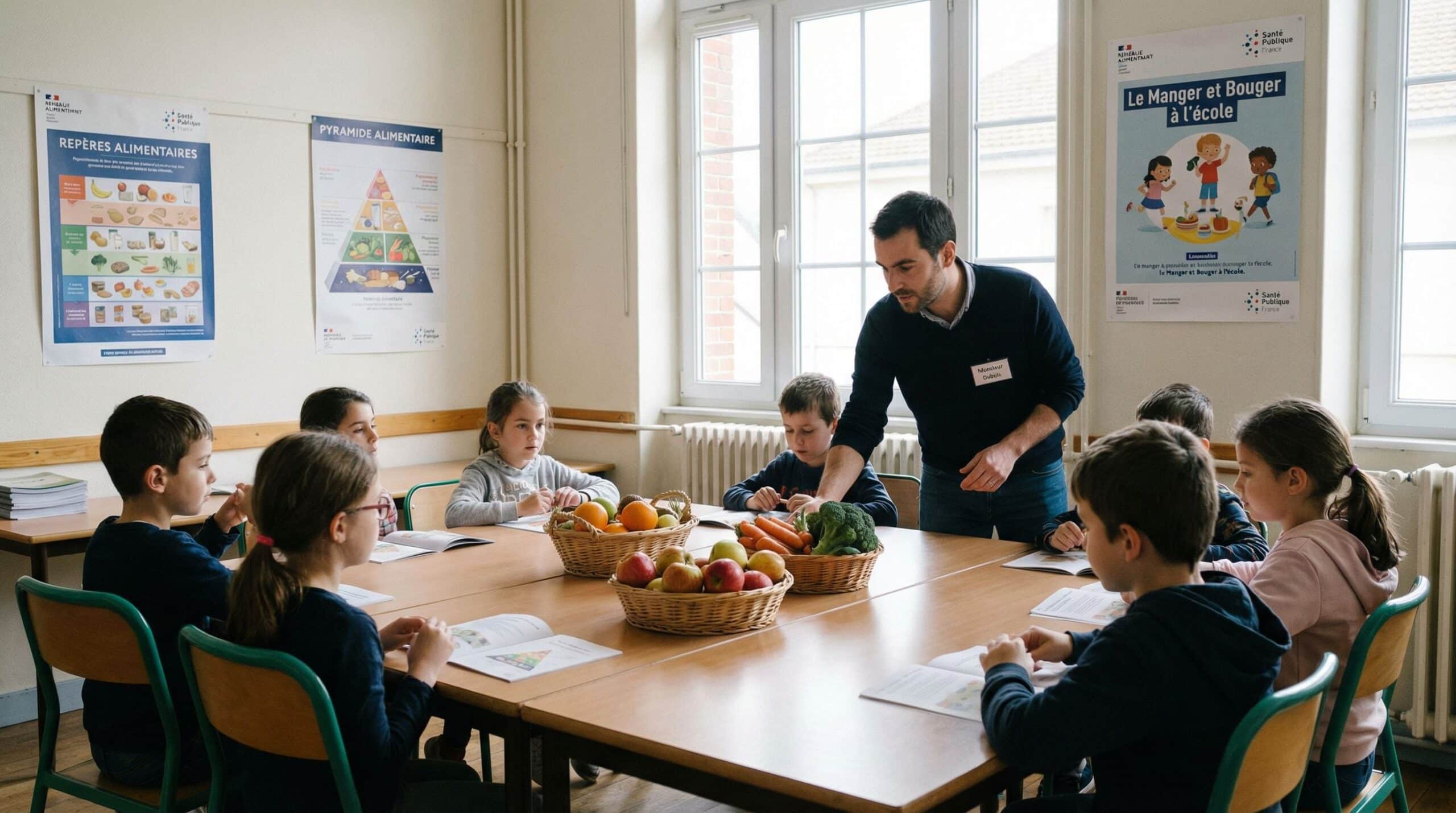 Comment expliquer l’alimentation équilibrée aux élèves