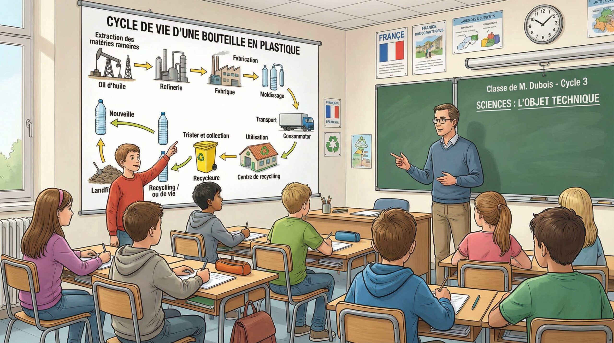 Comment expliquer le cycle de vie d’un produit à l’école