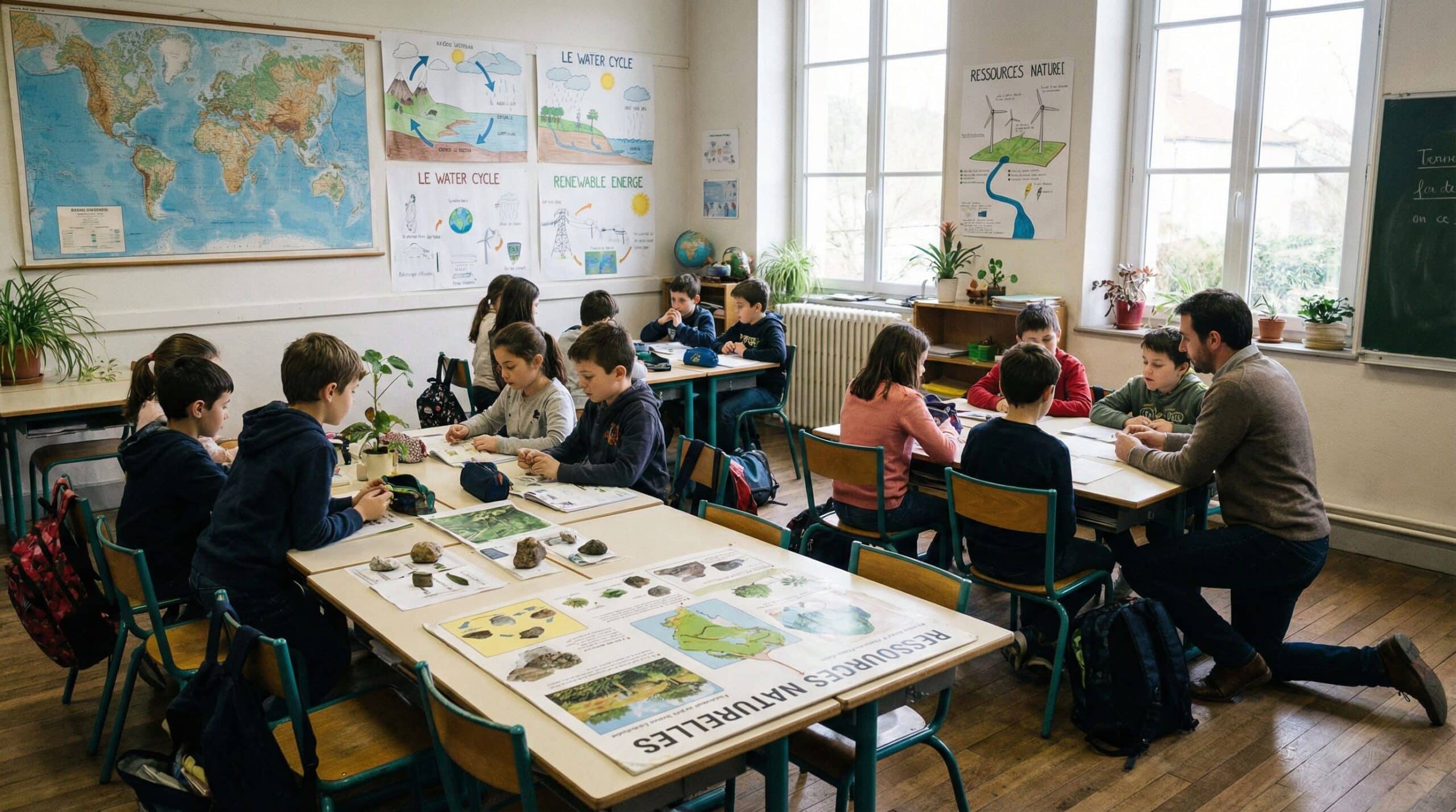 Comment expliquer les ressources naturelles aux élèves