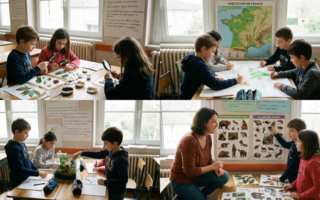Concevoir un kit pédagogique biodiversité réellement utilisable en classe