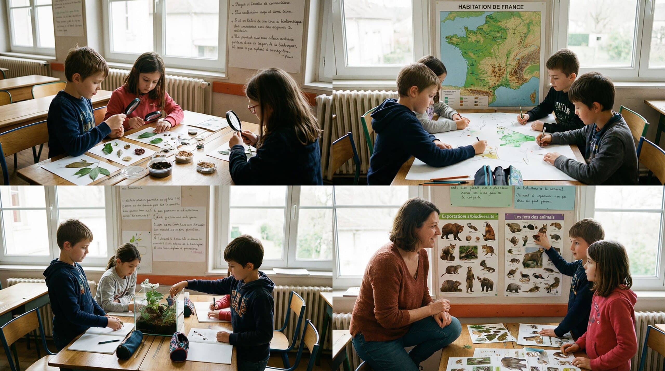 Concevoir un kit pédagogique biodiversité réellement utilisable en classe
