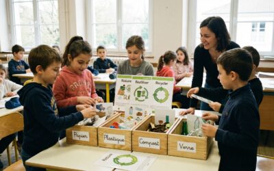 Concevoir un kit pédagogique pour réduire les déchets : des ressources utiles à un dispositif réellement utilisable en classe