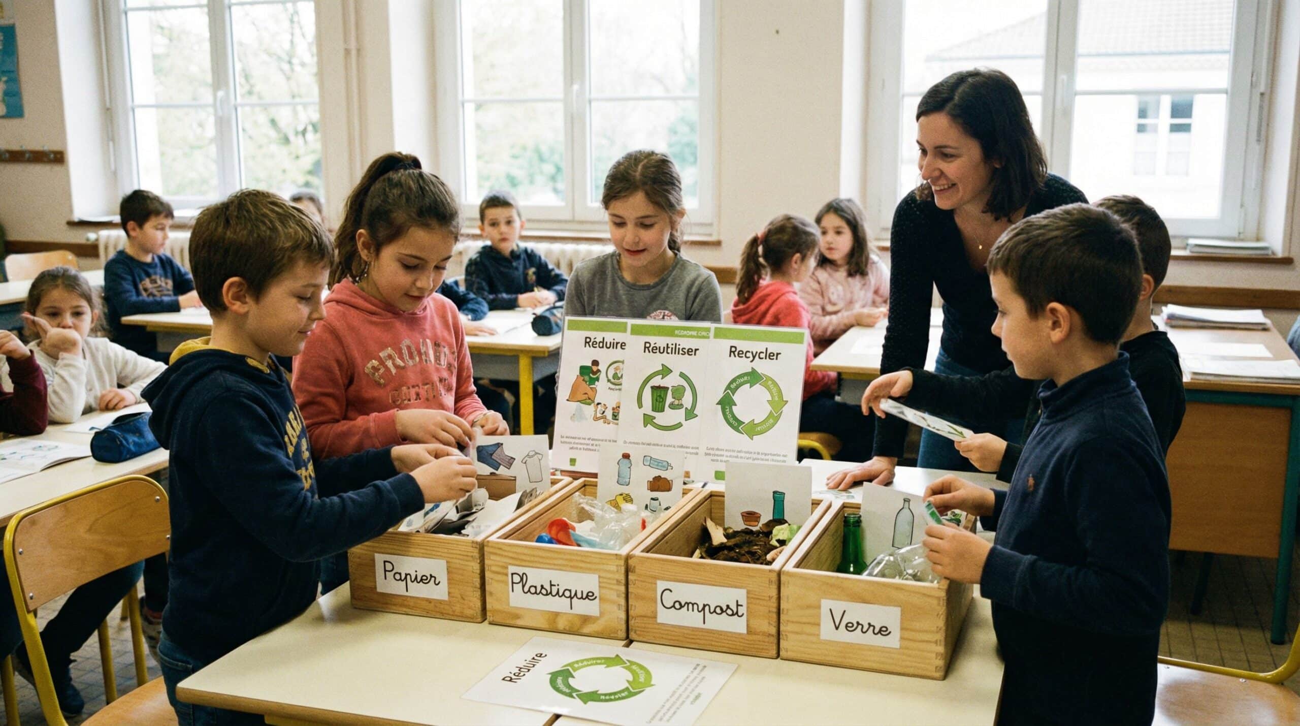 Concevoir un kit pédagogique pour réduire les déchets : des ressources utiles à un dispositif réellement utilisable en classe