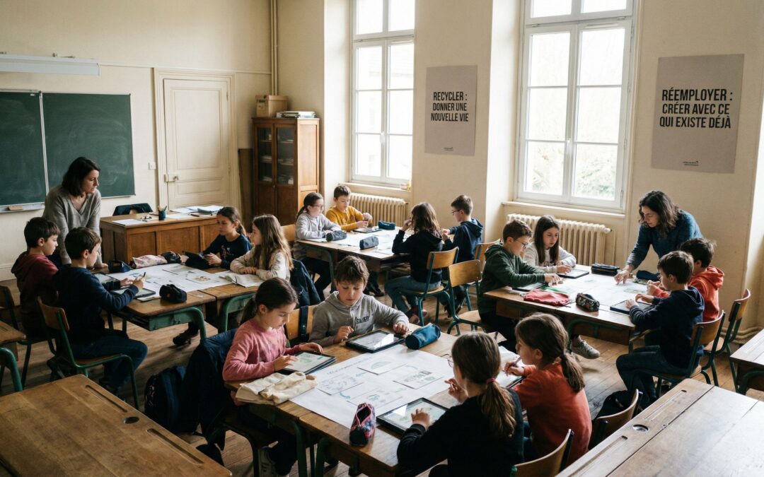 Construire un kit pédagogique sur l’economie-circulaire : cadre, méthode et exigences scolaires
