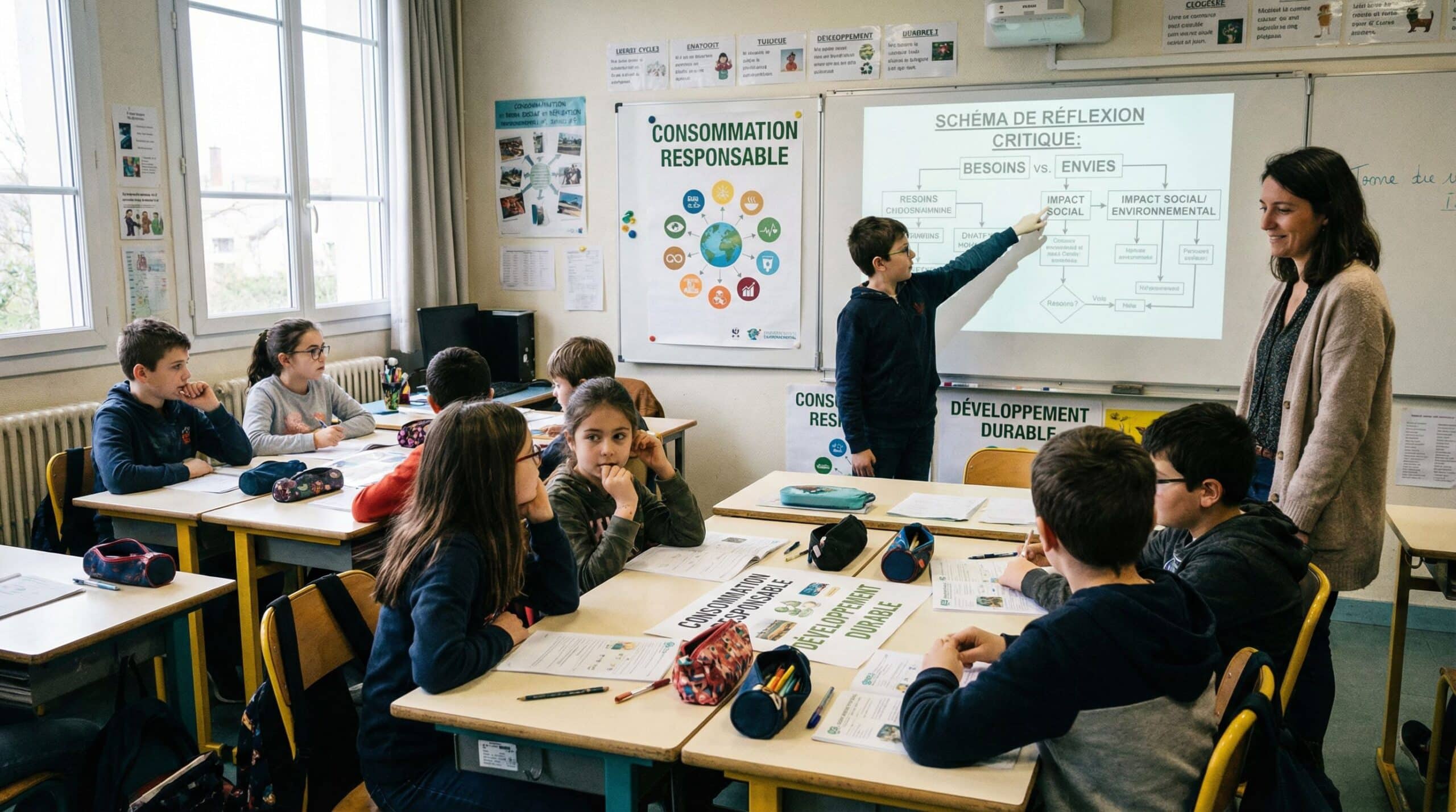 Construire un projet éducatif esprit critique et consommation