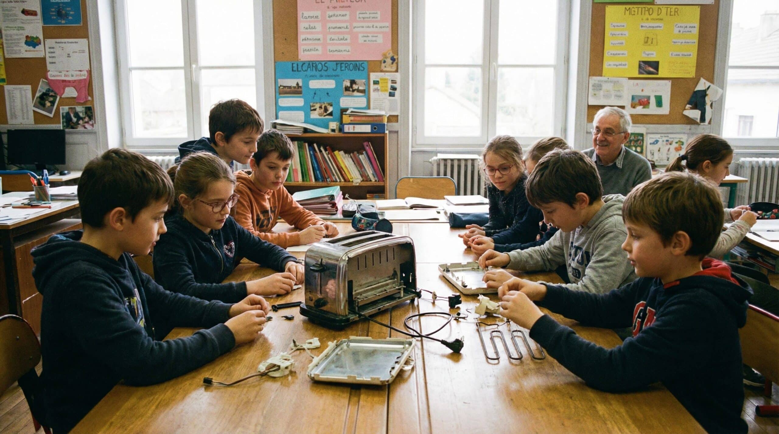 De la fabrication à l’usage expliqué aux élèves