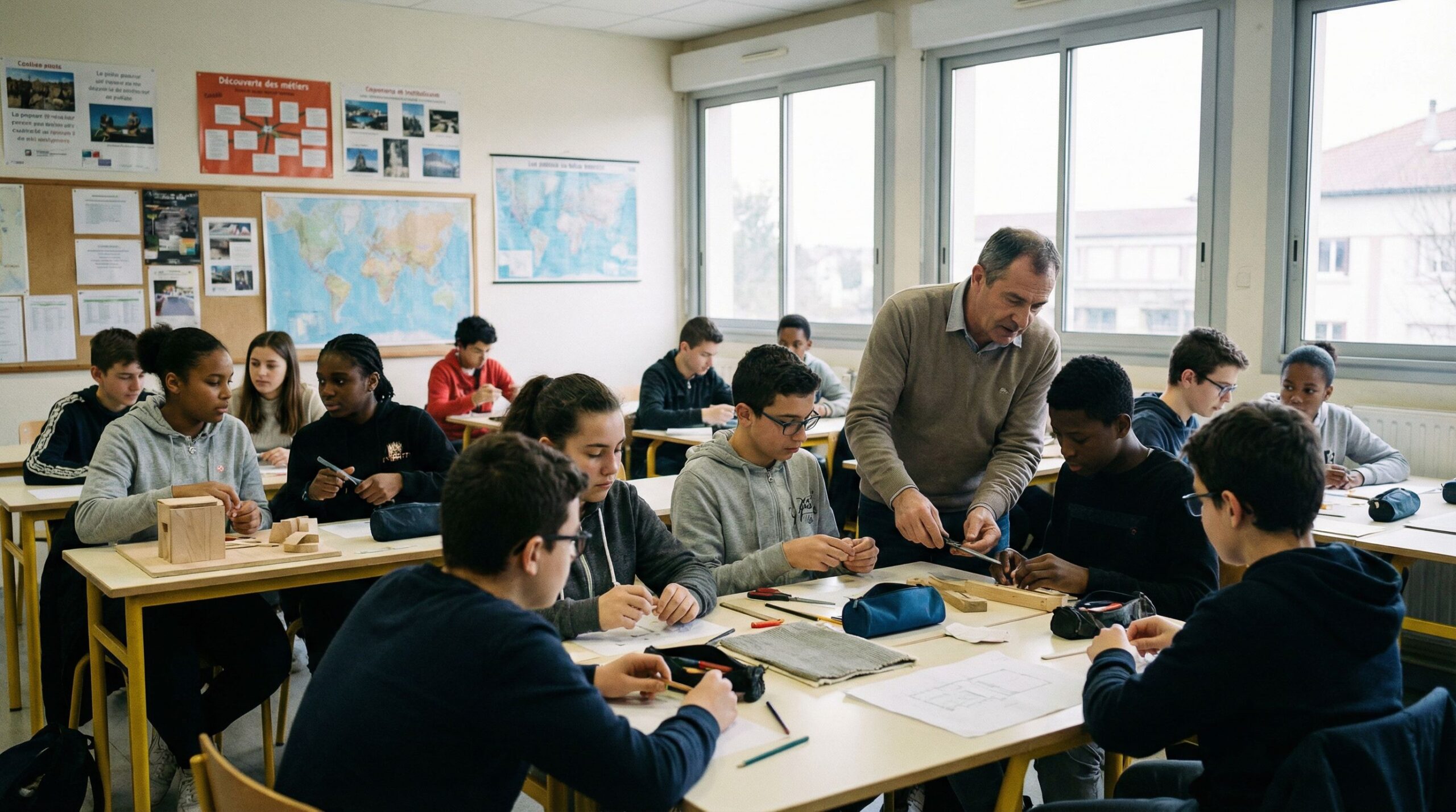 Découvrir des métiers variés à l’école