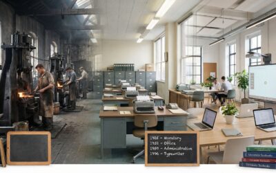 Évolution du travail au fil du temps : repères historiques et enjeux éducatifs pour l’entreprise