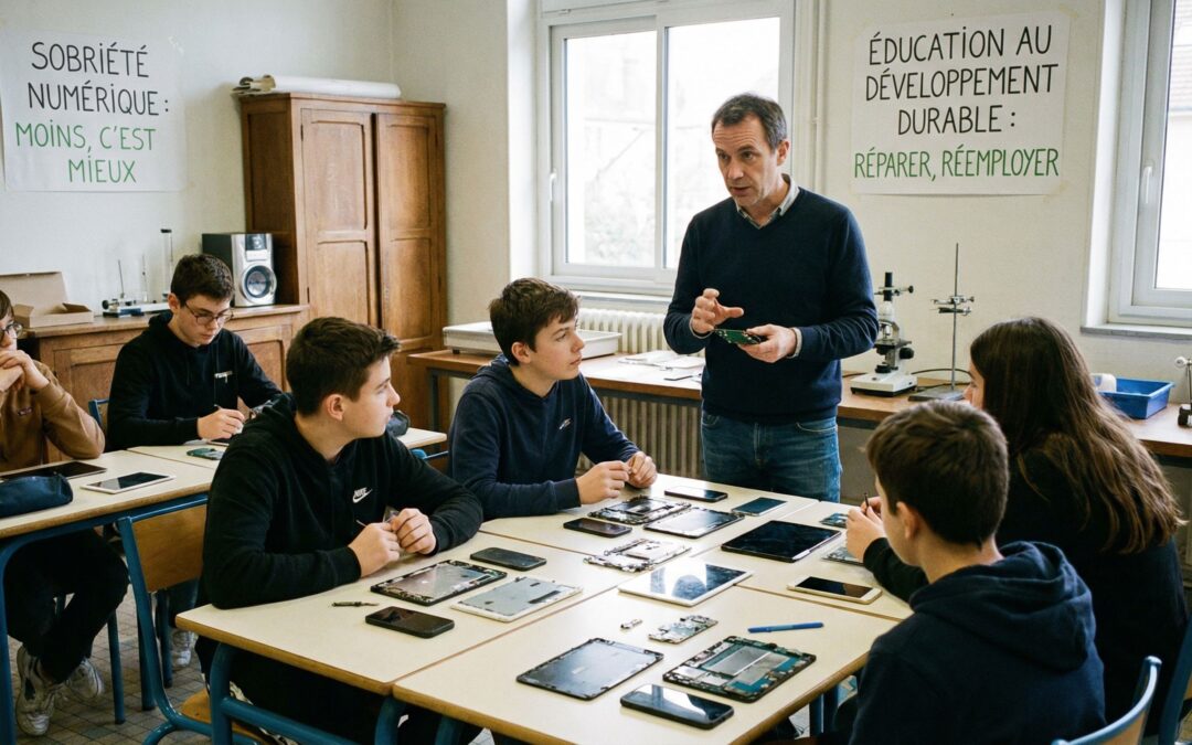 L’impact environnemental du numérique expliqué aux élèves : un enjeu RSE qui se joue en classe