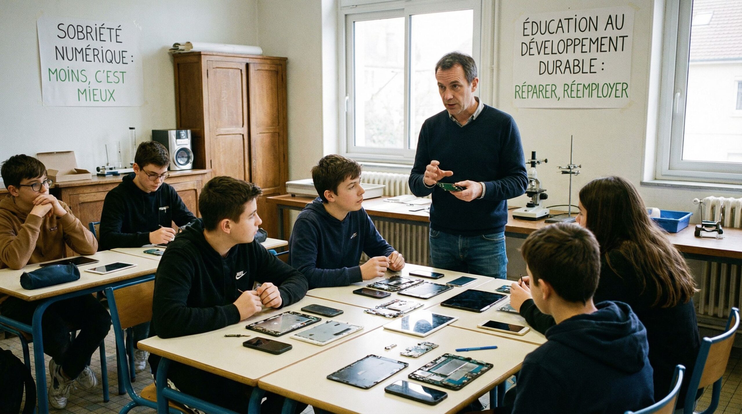 L’impact environnemental du numérique expliqué aux élèves : un enjeu RSE qui se joue en classe