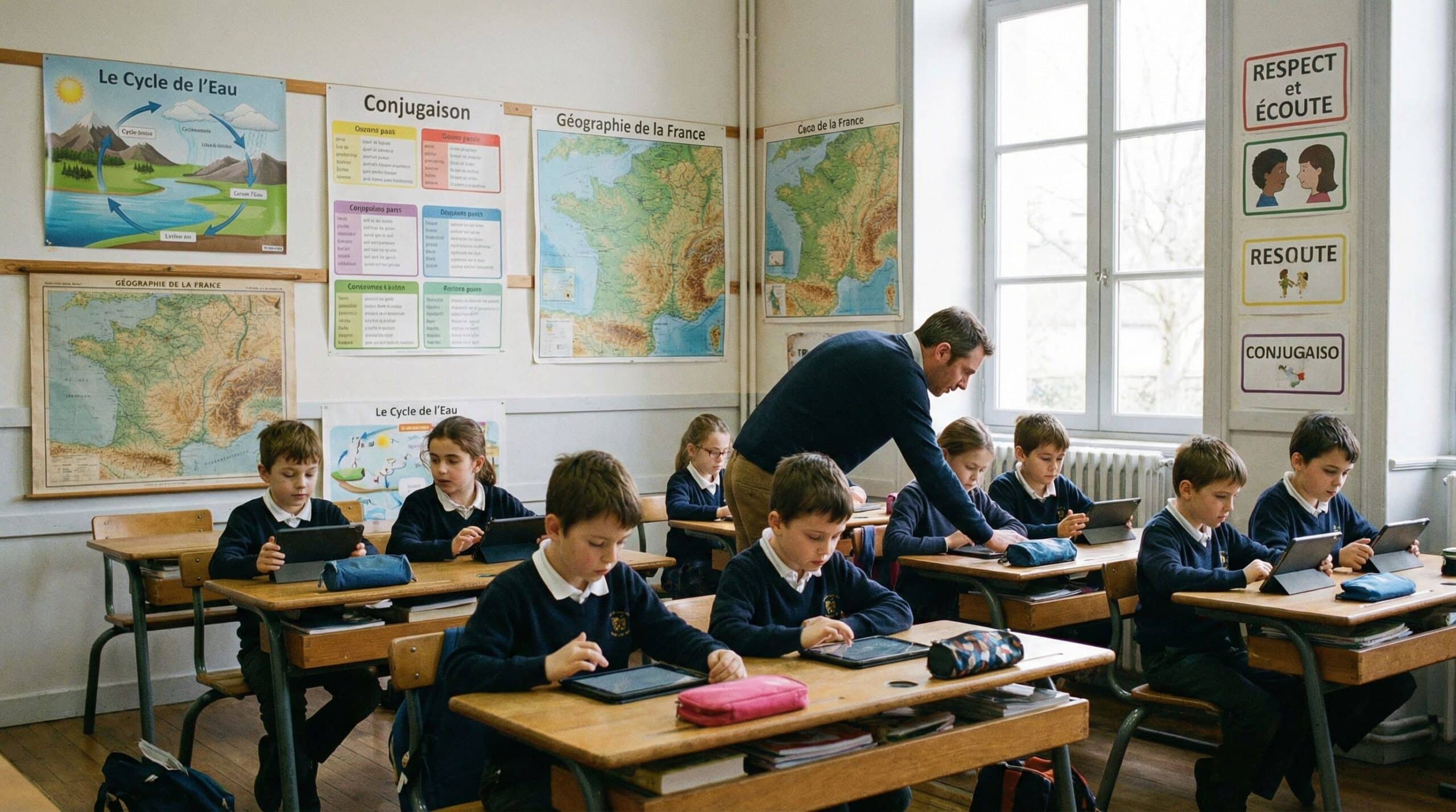 Les différents usages des écrans expliqués en classe