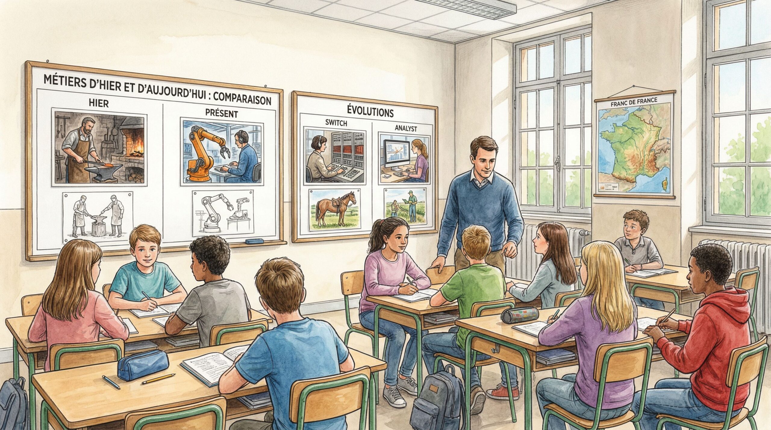 Métiers d’hier et métiers d’aujourd’hui