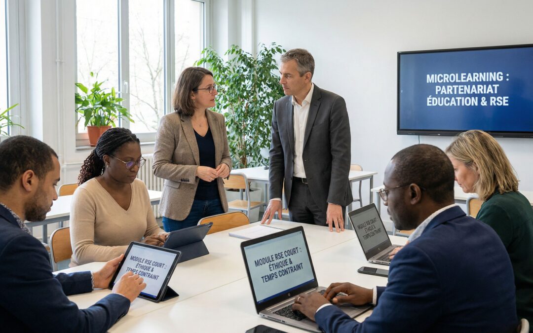 Le microlearning, quand chaque minute compte vraiment pour la RSE