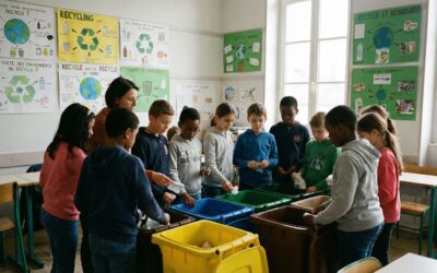 Tri des déchets à l’école : pourquoi les élèves confondent déchets et recyclage
