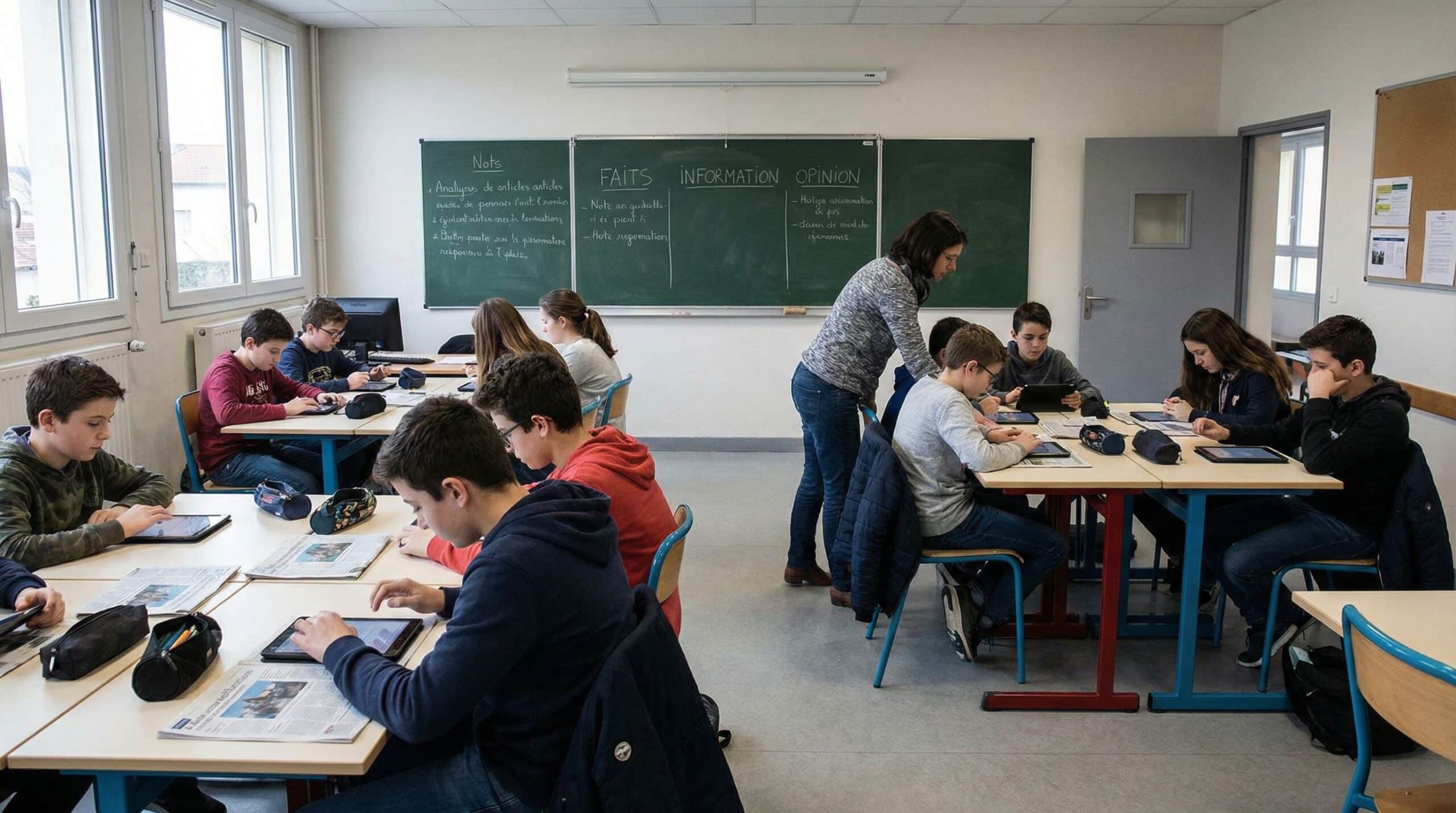 Pourquoi les élèves confondent information et opinion