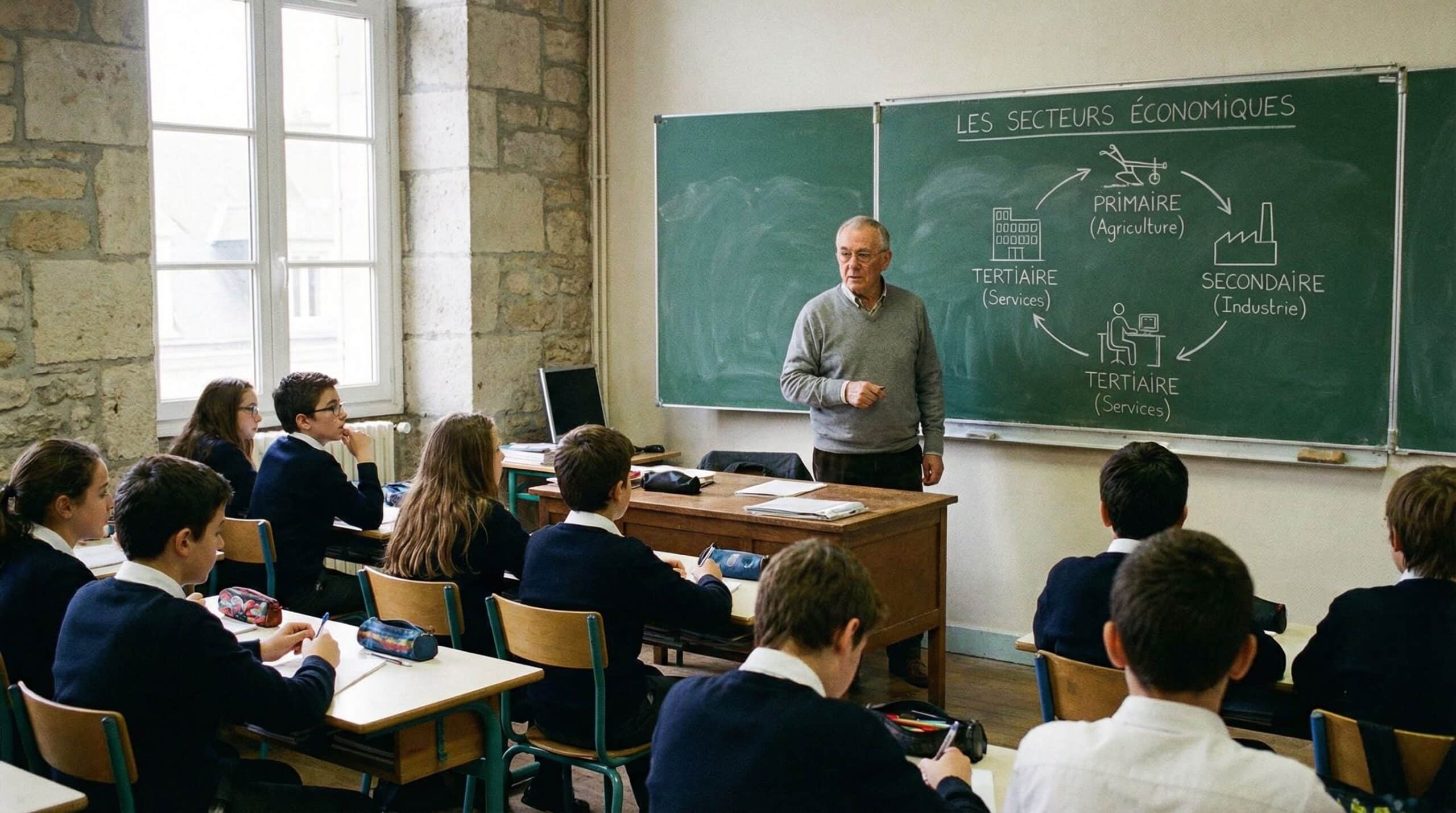 Qu’est-ce qu’un secteur d’activité expliqué aux élèves