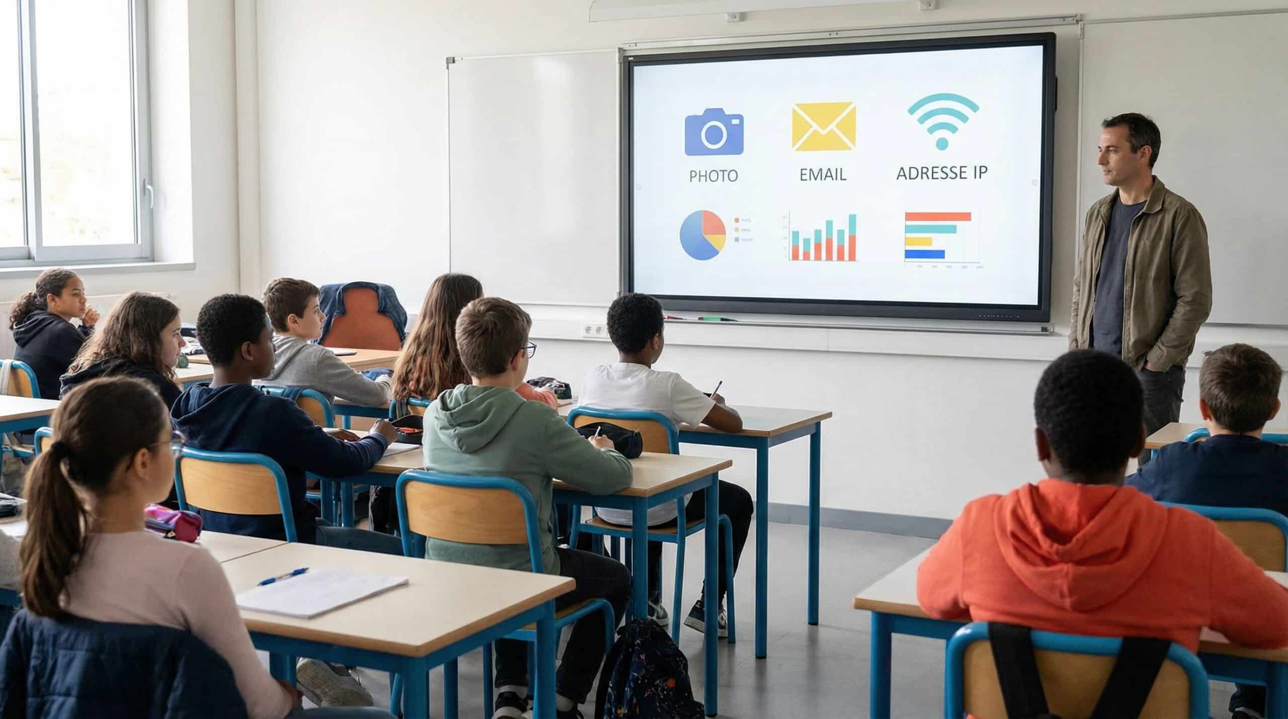 Qu’est-ce qu’une donnée personnelle expliquée aux élèves