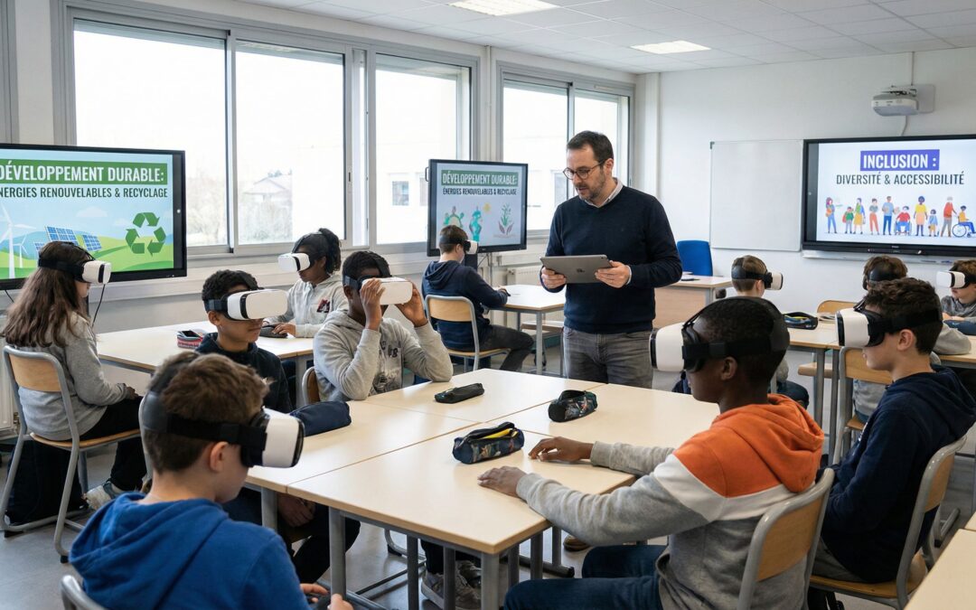 Réalité virtuelle et RSE éducative : des exemples concrets alignés avec l’école