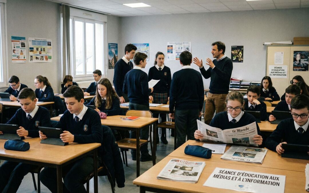 Relier l’éducation aux médias et à l’information et l’engagement scolaire