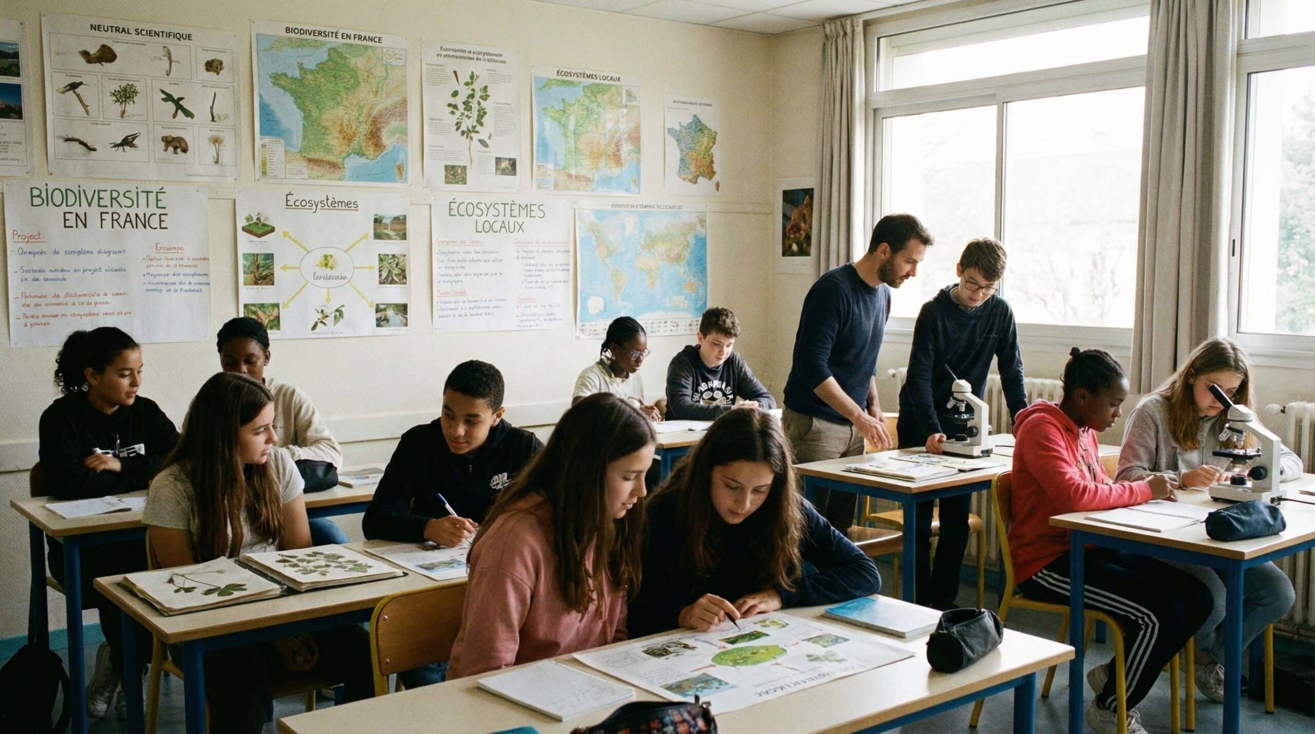 Relier activités humaines et biodiversité en classe