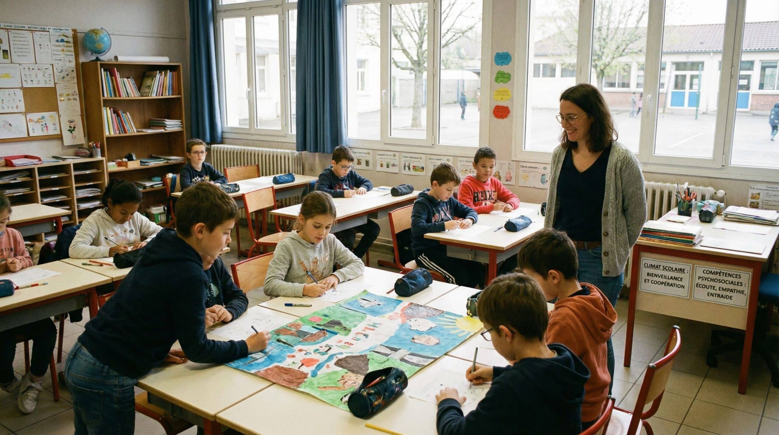 Relier comportements et vie scolaire