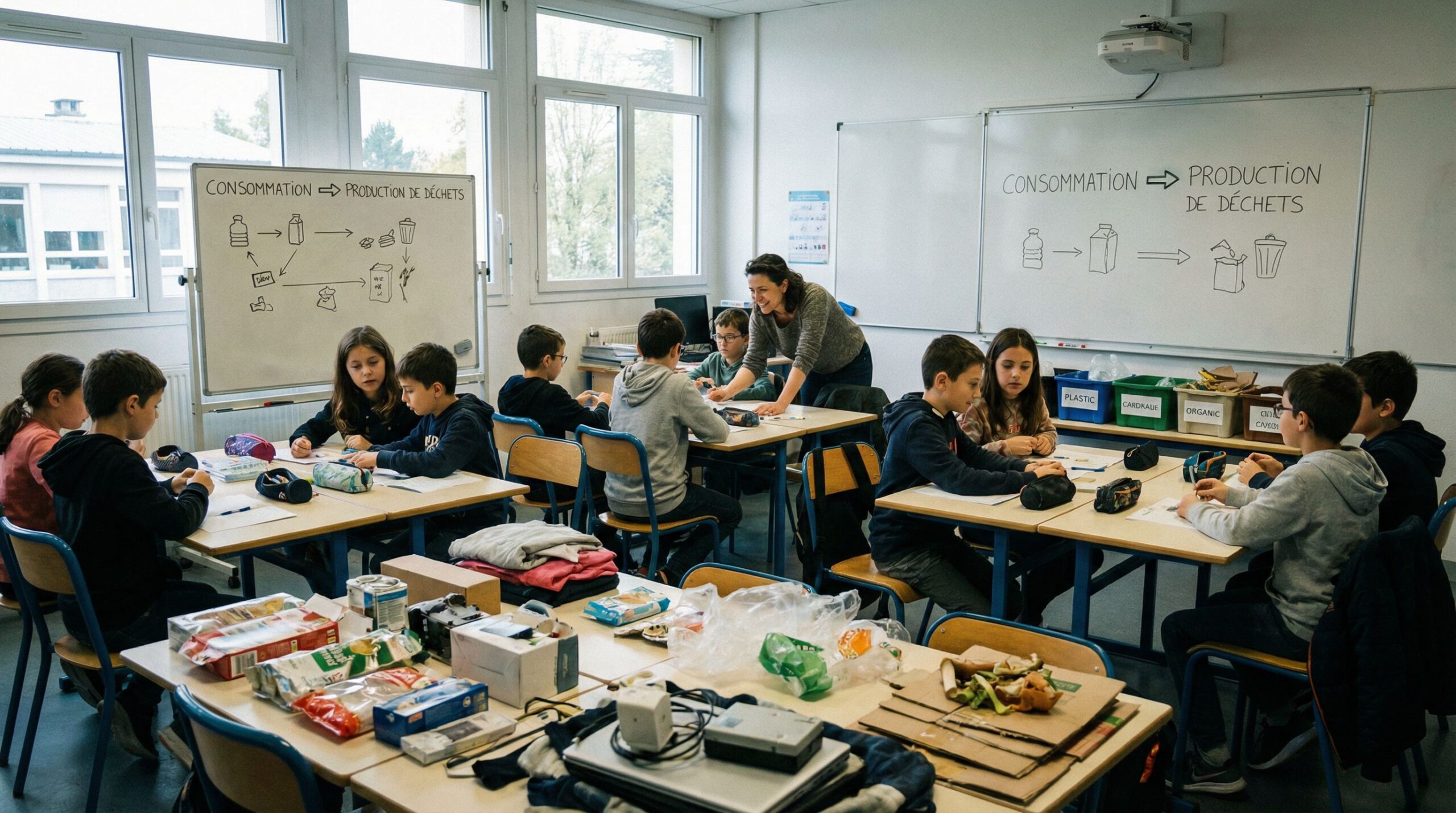 Relier déchets et consommation