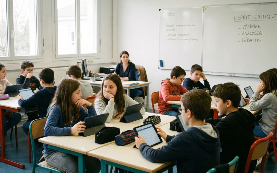 Développer l’esprit critique des élèves face aux écrans : un enjeu éducatif et RSE