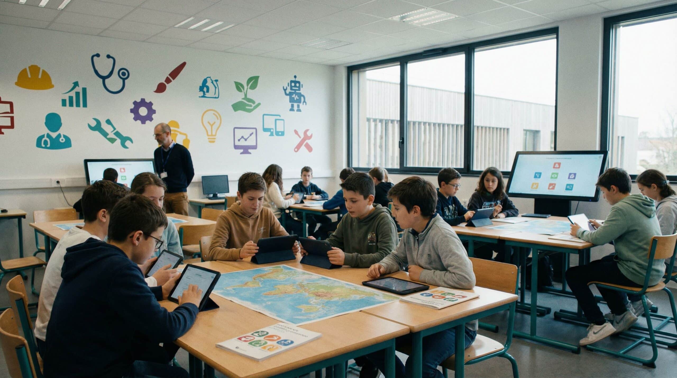 Relier métiers et centres d’intérêt