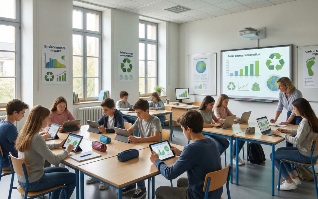 Numérique : quel impact environnemental et comment relier les usages aux apprentissages scolaires