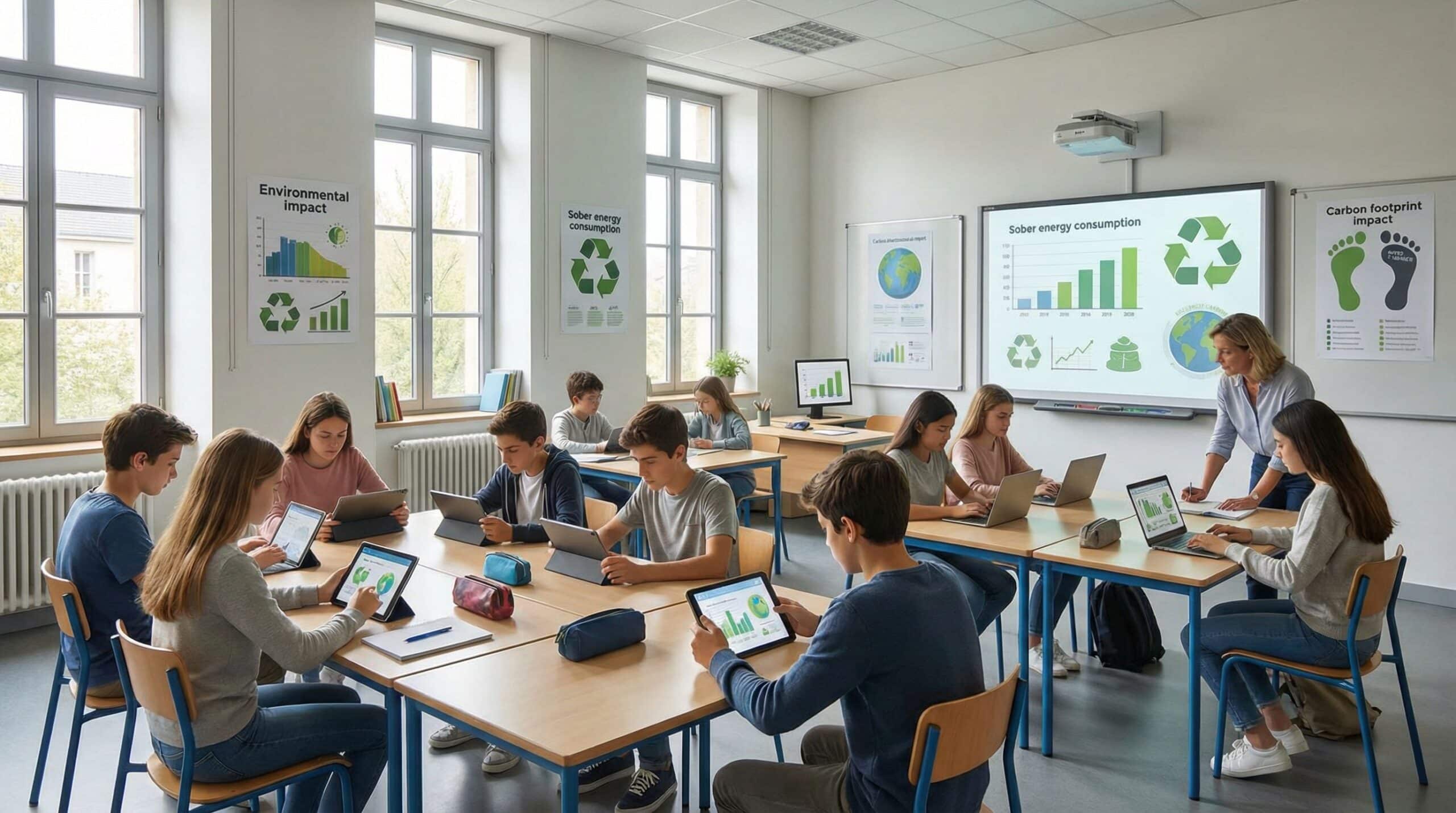 Numérique : quel impact environnemental et comment relier les usages aux apprentissages scolaires
