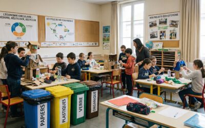 economie-circulaire à l’école : passer de la sensibilisation à des projets concrets en classe