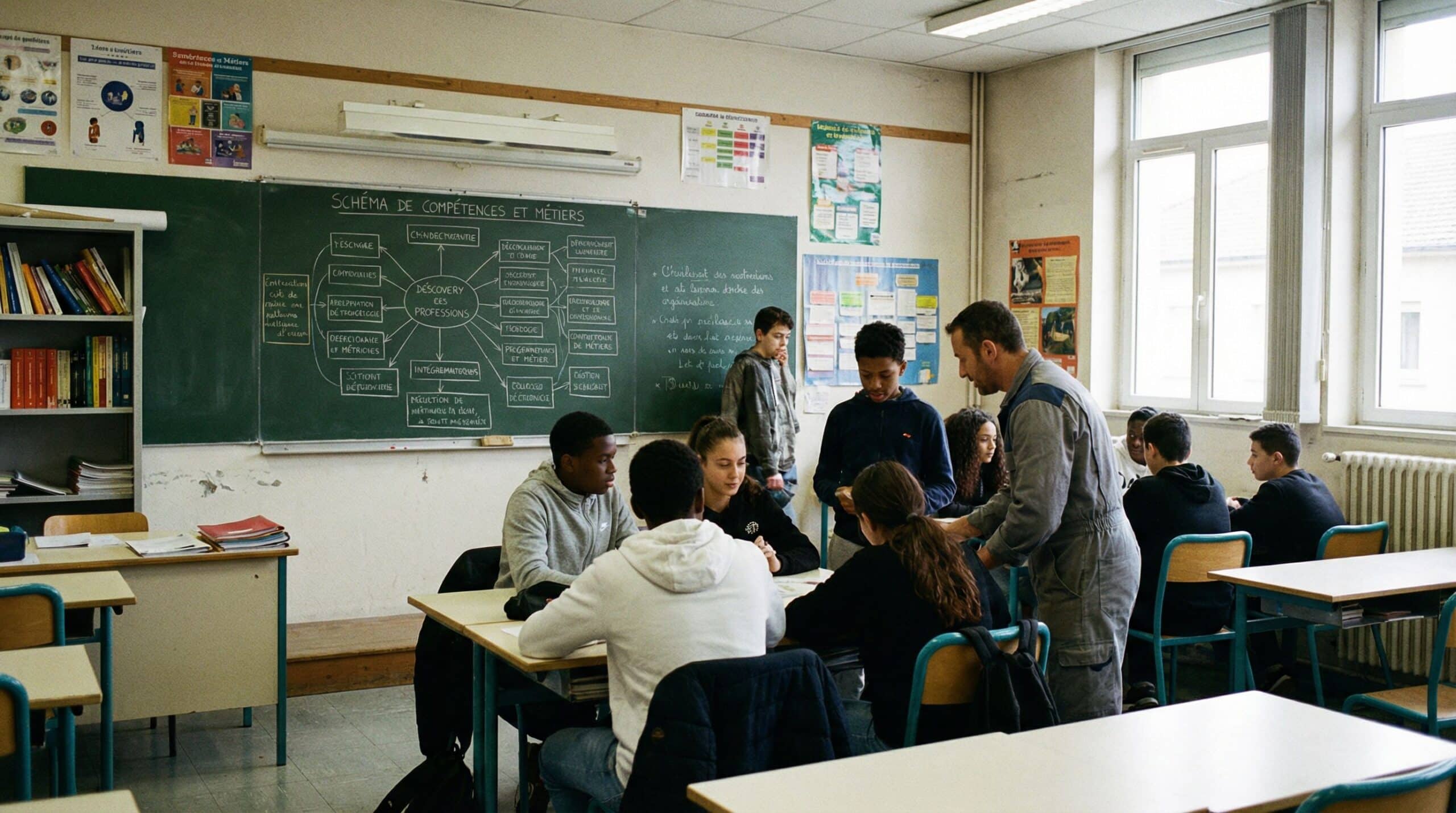 Rendre les métiers concrets pour les élèves