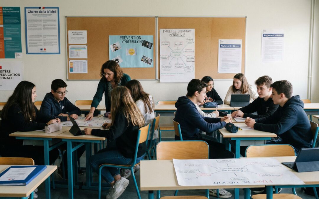 Ressources et prévention expliquées aux élèves : structurer des actions éducatives conformes et mesurables