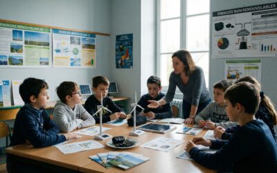 Les ressources renouvelables et non renouvelables à l’école : comprendre les sources d’énergie dans un cadre pédagogique sécurisé