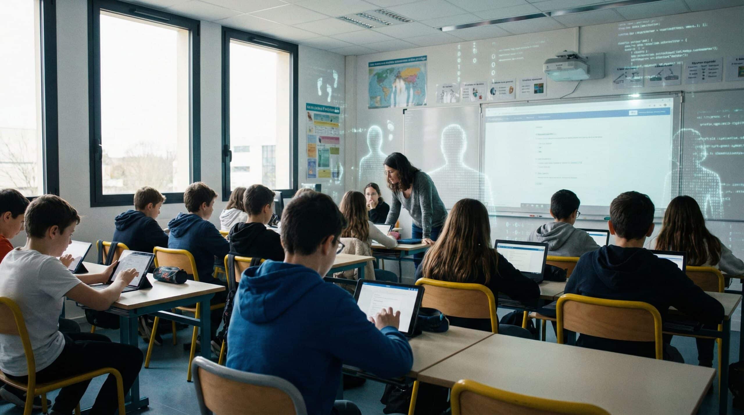 Les traces numériques, l’ombre de l’identité numérique des élèves