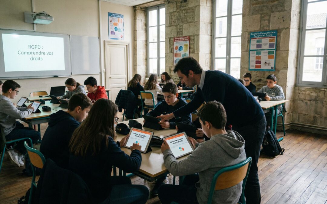 Vie privée et numérique à l’école : usages, risques et cadre éducatif