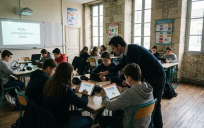 Vie privée et numérique à l’école : usages, risques et cadre éducatif