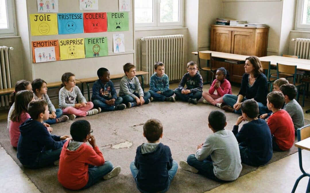 Apprendre à exprimer et reconnaître le vocabulaire des émotions à l’école