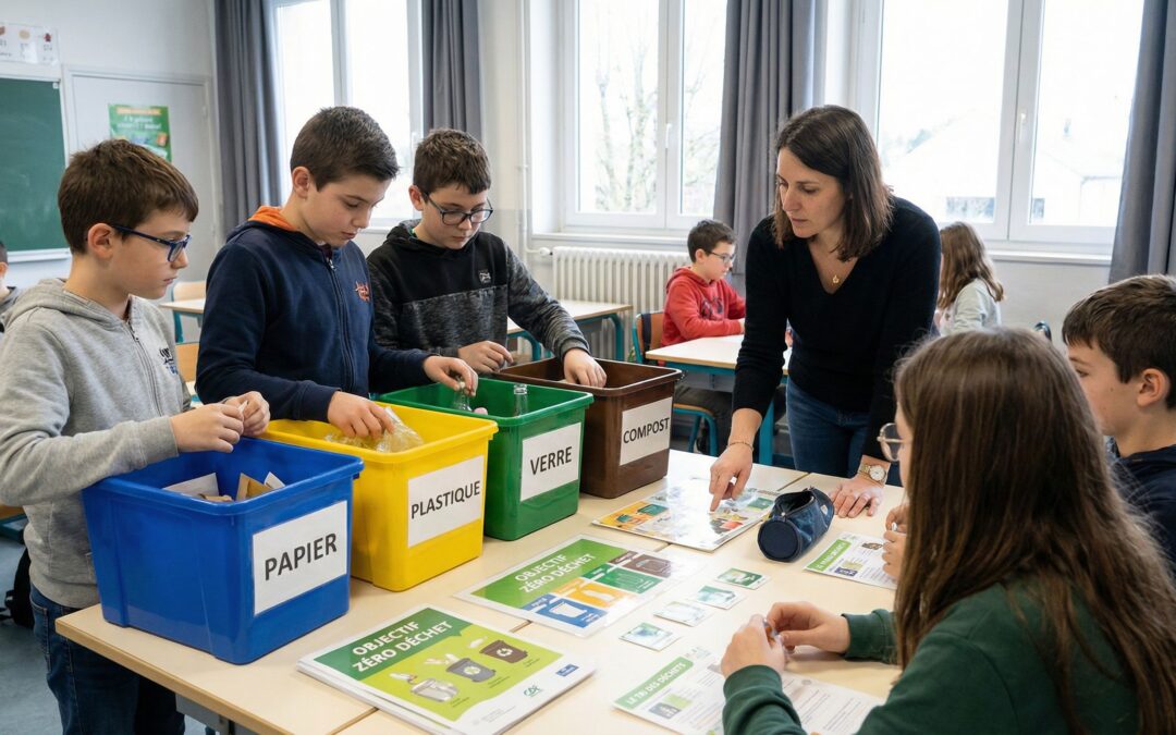 Zéro déchet à l’école : comment structurer une démarche éducative alignée avec la RSE